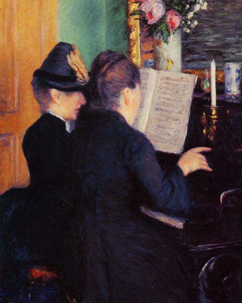 Gustave Caillebotte The Piano Lesson